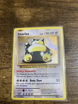 Pokemon TCG Snorlax XY179 Holo Promo Card Black Star Promos, Near Mint Condition - Image 1
