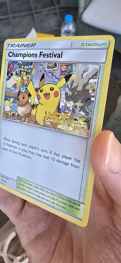 Pokemon TCG Champions Festival SM231 English World Championships 2019 Promo Card - Image 2
