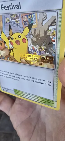 Pokemon TCG Champions Festival SM231 English World Championships 2019 Promo Card - Image 3
