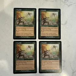 Magic the Gathering MTG Whip Silk Play Set Of 4 Cards - Image 1