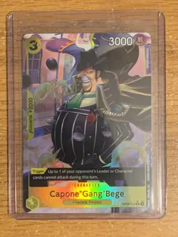 Capone Gang Bege OP04-100 PRB-01 Full Art One Piece Card Game - Image 3