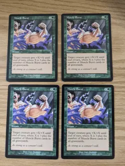 4x Muscle Burst - Magic The Gathering MTG Collectible Card game - Image 1