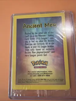 Ancient Mew SEALED Pokemon 2000 Movie Promo Holo Card - MINTY CONTENDER - Image 2