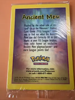 Ancient Mew SEALED Pokemon 2000 Movie Promo Holo Card - MINTY CONTENDER - Image 4