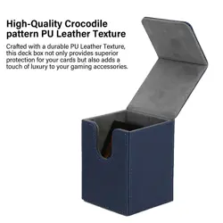 Magnetic Card Deck Storage Box 100+Card Deck Holder Box Trading Card Storage Box - Image 4