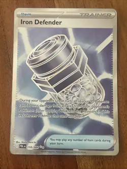 Pokemon TCG Iron Defender 110/084 Me05: Pitch Black Double Rare NM Card - Image 1