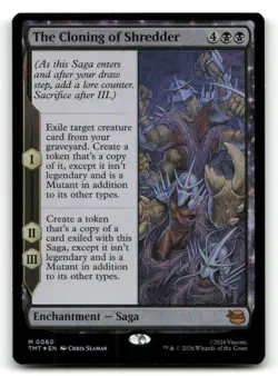 The Cloning of Shredder 0060 Teenage Mutant Ninja Turtles Foil NM/M MTG - Image 1