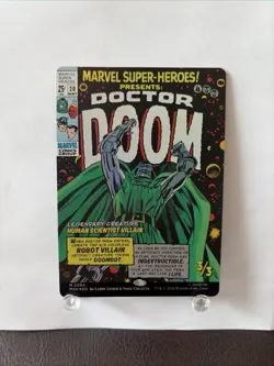 Mtg Marvel Super Heroes Dr Doctor Doom Foil Comic Art Magic: The Gathering - Image 1