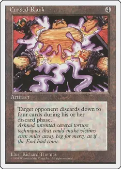 NM - Cursed Rack [4ED - 312] Fourth Edition - Image 1