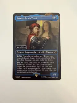 Leonardo da Vinci (Italian) Serialized Numbered 443 Mythic Rare 0118 ACR NM FOIL - Image 1