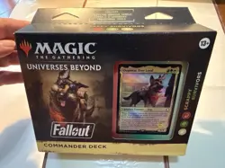 MTG Universes Beyond Fallout Commander Deck * Scrappy Survivors * NEW Dogmeat - Image 1