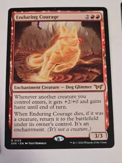 MTG - Enduring Courage - Duskmourne: House of Horror - Image 1