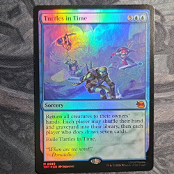 Wizards of the Coast MTG Turtles in Time Full Art Foil EN M 0055 - Image 1