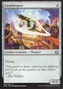 2X ORNITHOPTER 167/184 AETHER REVOLT MTG MAGIC NM X2 - Image 1