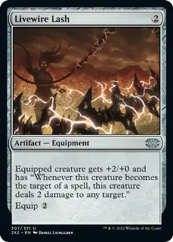 NM Foil - Livewire Lash [2X2 - 307] Double Masters 2022 - Image 1