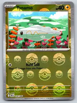 Tynamo (Poke Ball Pattern) 030/086 Holo Common Black Bolt Pokemon Near Mint - Image 1
