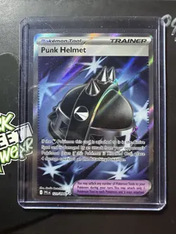 Punk Helmet 121/094 Ultra Rare, Phantasmal Flames, Full Art Holo, Pokemon TCG - Image 3