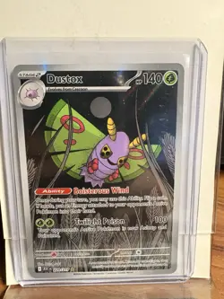 Dustox 220/217 Ascended Heroes NM Illustration Rare Full Art Pokemon - Image 1