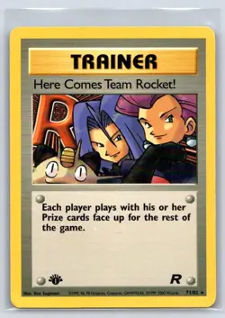 Here Comes Team Rocket! 71/82 Rare Team Rocket Pokemon 1st Edition LP - Image 1