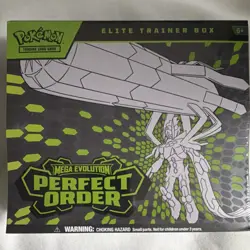 Pokemon TCG Mega Evolution Perfect Order ETB SEALED - Image 1