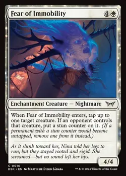 Fear of Immobility #0010 MTG Duskmourn: House of Horror DSK Common Near Mint - Image 1
