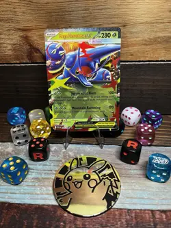 Mega Heracross ex 004/094 Phantasmal Flames NM Double Rare Holo Pokemon TCG - Image 1