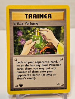 Erika's Perfume 110/132 Uncommon 1st Edition Gym Heroes Pokemon 1879 - Image 1