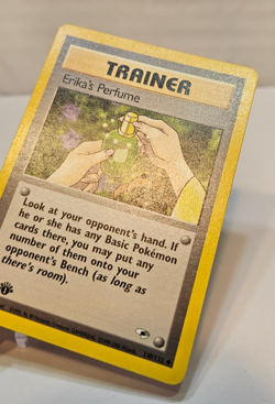Erika's Perfume 110/132 Uncommon 1st Edition Gym Heroes Pokemon 1879 - Image 3