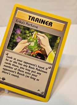 Erika's Perfume 110/132 Uncommon 1st Edition Gym Heroes Pokemon 1879 - Image 4