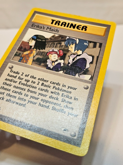 Erika's Maids 109/132 Uncommon 1st Edition Gym Heroes Pokemon 1880 - Image 2