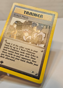 Erika's Maids 109/132 Uncommon 1st Edition Gym Heroes Pokemon 1880 - Image 3