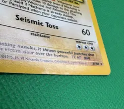 Pokemon 1st Edition Machamp 008/102 Deck Exclusives Holo Base Set - Image 5