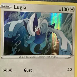 Lugia 132/185 Holo Rare SWSH04: Vivid Voltage Pokemon TCG NM - Image 3