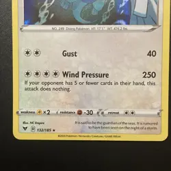 Lugia 132/185 Holo Rare SWSH04: Vivid Voltage Pokemon TCG NM - Image 4