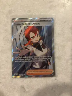 Team Rocket's Ariana 224/182 Ultra Rare Destined Rivals Pokemon Holo NM - Image 1