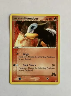 Team Magma's Houndour 35/95 Team Magma vs Team Aqua Regular Pokemon Card TCG - Image 1