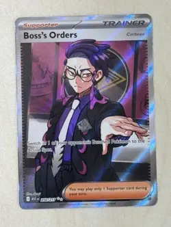 Pokemon TCG Boss's Orders 256/217 Ascended Heroes Ultra Rare NM - Image 1