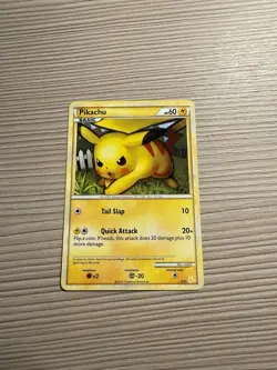 Pokemon Pikachu Trainer Kit 2/30 HGSS LP Offers Welcome - Image 1