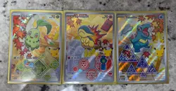 Pokemon TCG First Partner Illustration Collection Series 2 Johto Gen 2 Set NM/M - Image 1