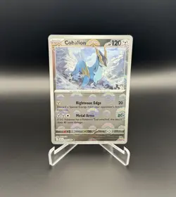 Cobalion (Poke Ball Pattern) 066/086 Holo Rare Black Bolt Pokemon Near Mint - Image 1