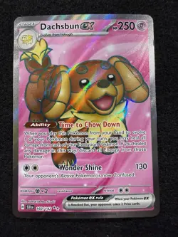 Pokemon Dachsbun ex Full Art 160/142 from Stellar Crown in NM condition! - Image 1