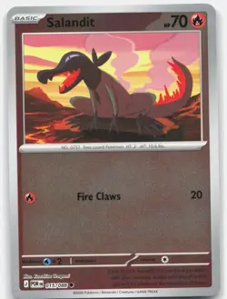 Salandit 015/088 REVERSE HOLO C Perfect Order Pokemon NM - Image 1