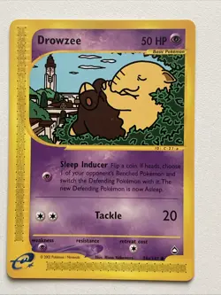 Pokemon Drowzee (74a) 074A/147 Aquapolis Regular Excellent Condition See Pics - Image 1