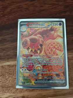 Pokemon Dachsbun ex 169/142 SIR Stellar Crown Special Illustration Rare - Image 2