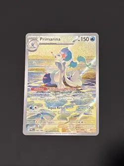 Pokemon TCG Primarina 088/084 Illustration Rare Pitch Black Holo - Image 2