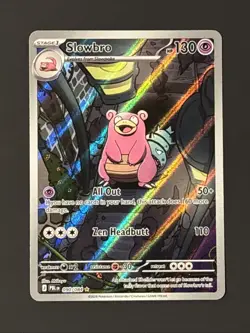 Pokemon TCG Slowbro 090/084 AR – Mega Evolution Pitch Black – Illustration Rare - Image 1