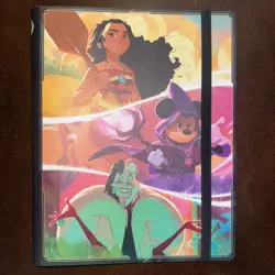 Disney Lorcana Trading Card Binder - Target Bundle Exclusive Portfolio - Image 1
