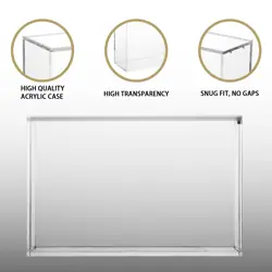2Pcs Booster Box Acrylic Display Cases for Disney Lorcana Slide Magnetic Close - Image 4
