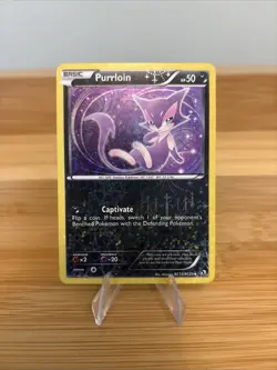 Purrloin - RC13/RC25 - Pokemon Legendary Treasures Radiant Collection Card LP - Image 1