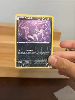 Purrloin - RC13/RC25 - Pokemon Legendary Treasures Radiant Collection Card LP - Image 2